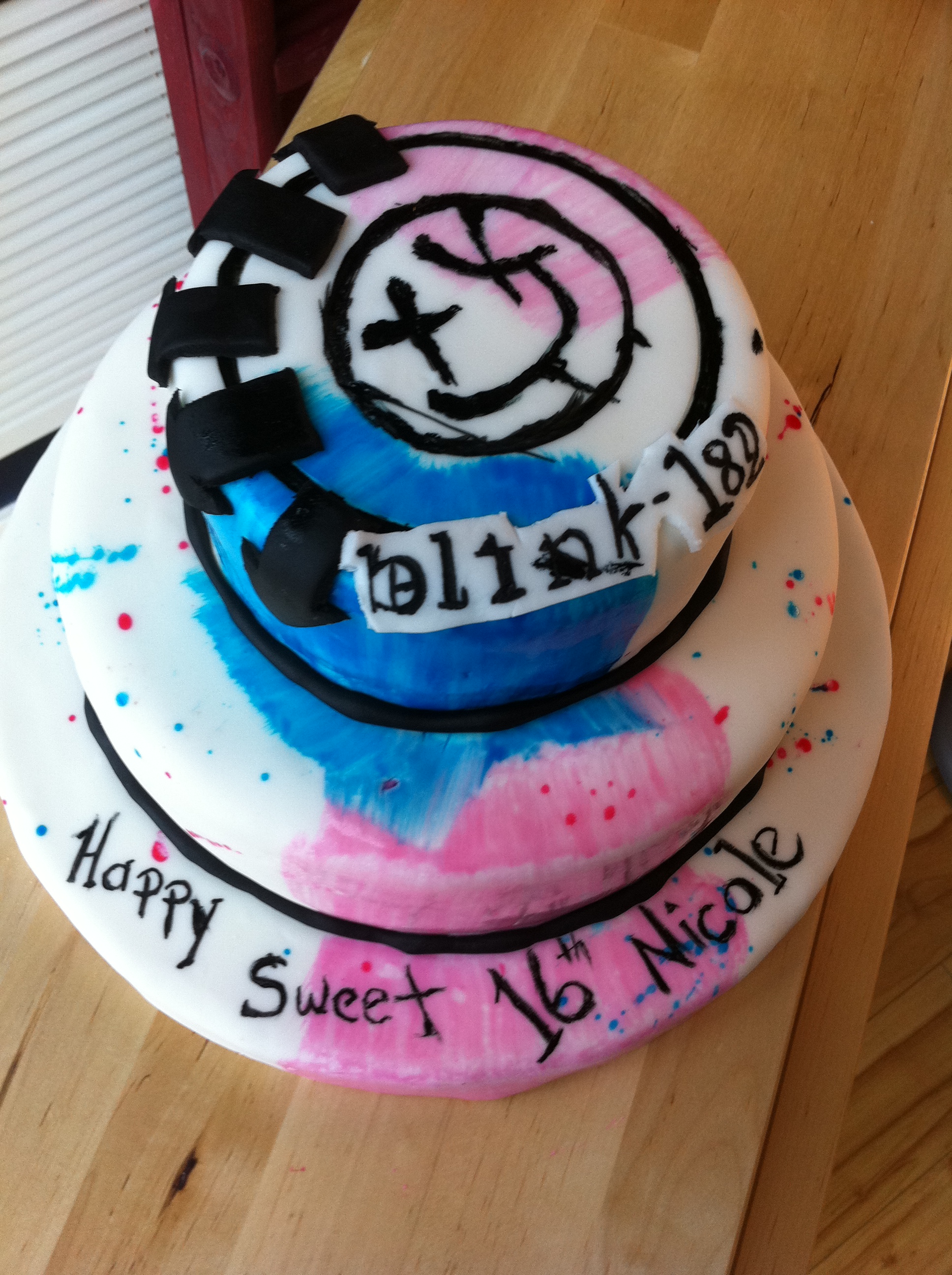 blink 182 birthday cake